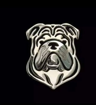 Broches de perro Bulldog Ingles