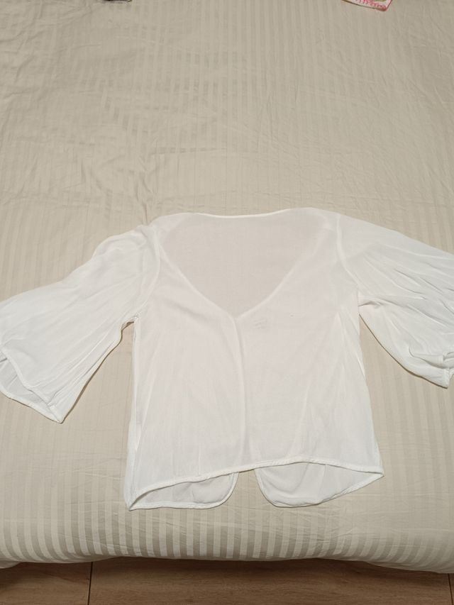 Blusa blanca niña Gocco talla 11 - 12