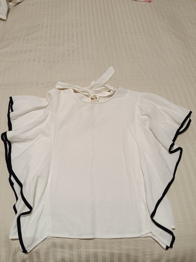 Blusa niña blanca talla xs