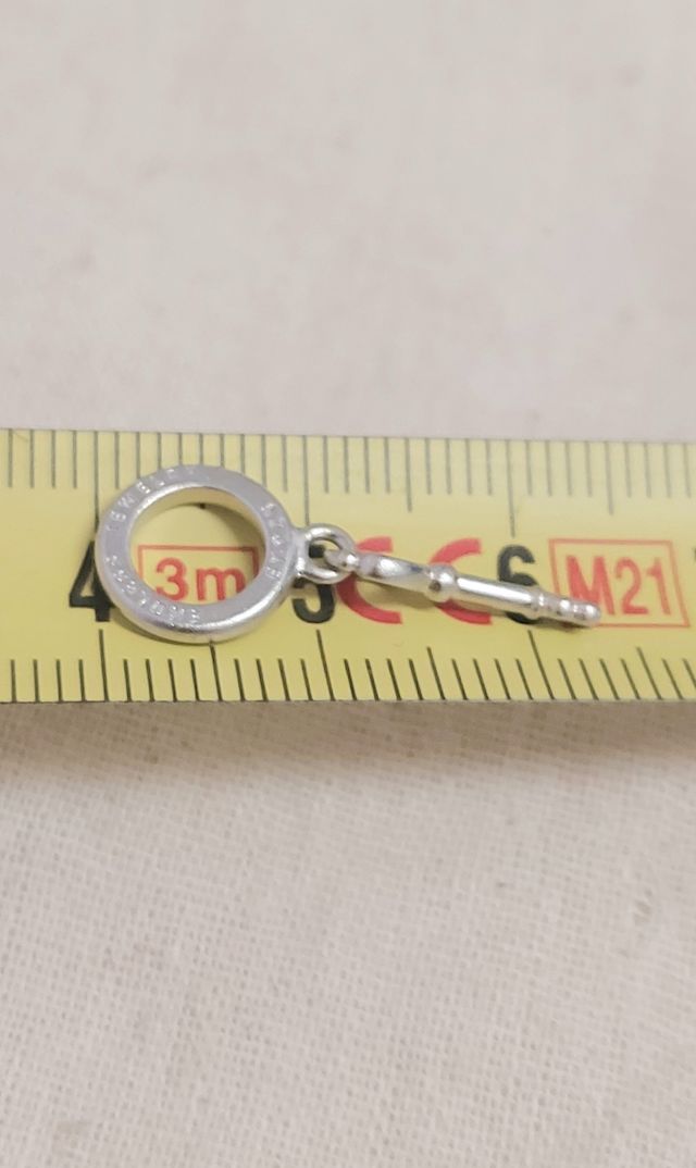 Colgante o charm Endless llave plata de ley