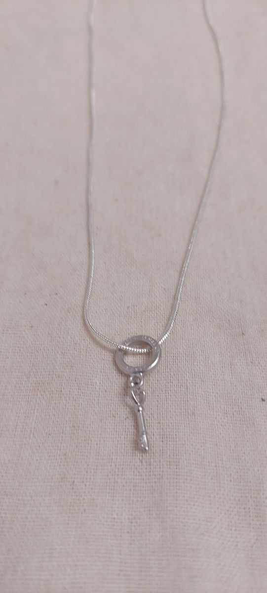 Colgante o charm Endless llave plata de ley