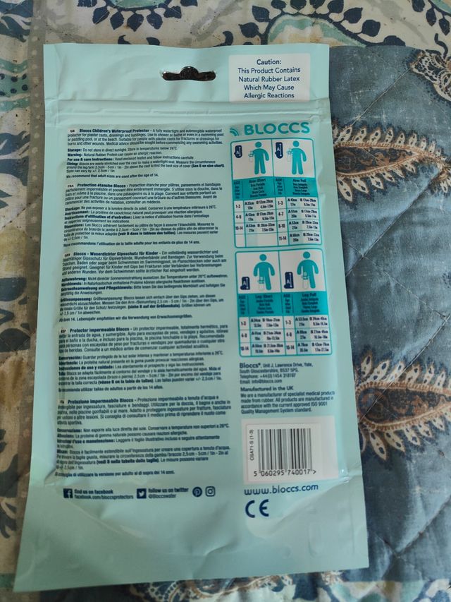 Protector de escayola de 1 a 3 años