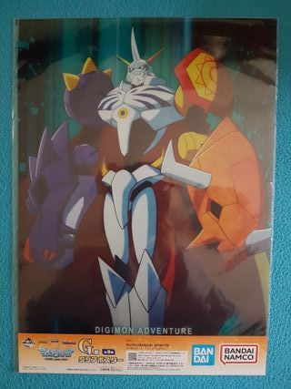 SELLADOS LOTE PÓSTERS DIGIMON BANDAI ICHIBAN KUJI