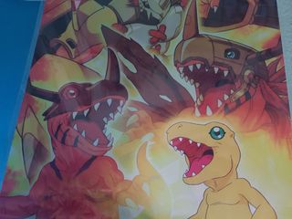 SELLADOS LOTE PÓSTERS DIGIMON BANDAI ICHIBAN KUJI