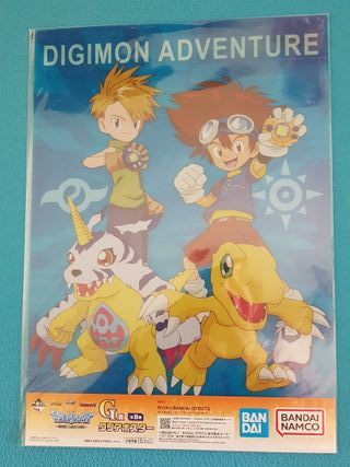 SELLADOS LOTE PÓSTERS DIGIMON BANDAI ICHIBAN KUJI