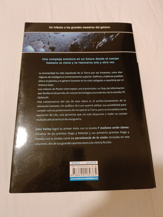 Y mañana serán clones Autor: John Varley