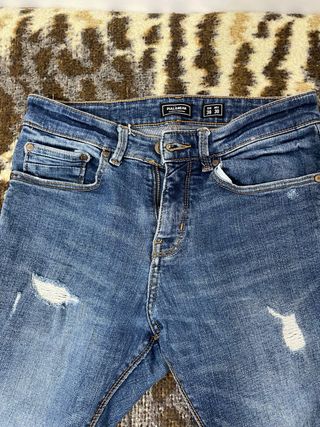 Pantalon vaquero pitillo rotos