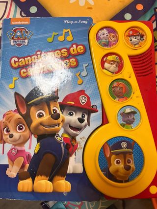 Libro con canciones interacrivo Patrulla Canina 
