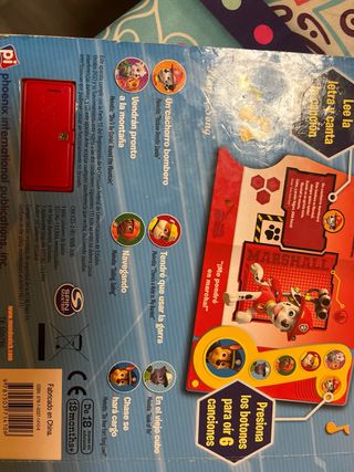 Libro con canciones interacrivo Patrulla Canina 
