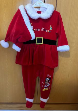 Ropa disfraz papá / mamá Noel (Minnie mouse)