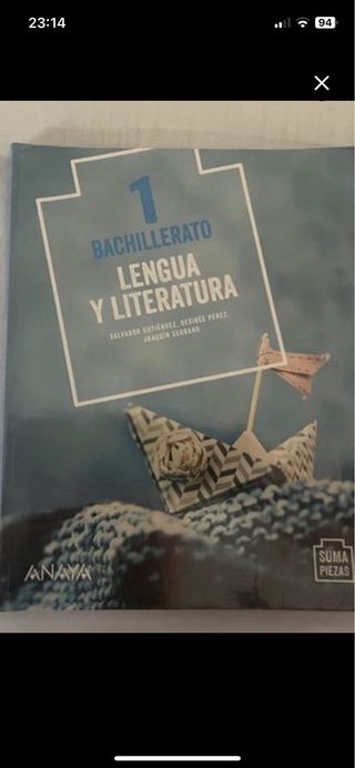 Lengua y Literatura 1 de bachillerato