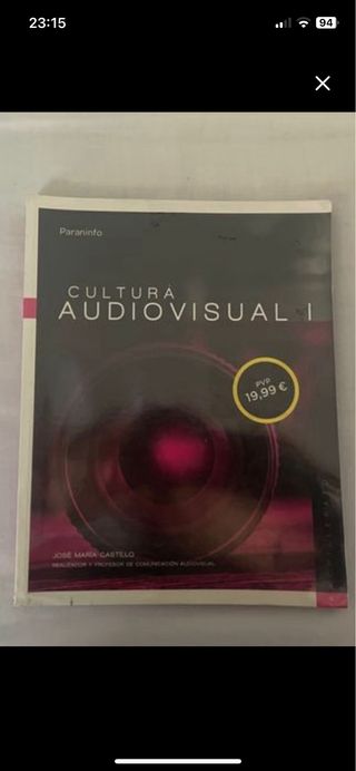 Cultura audiovisual 1 bachillerato