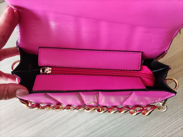 Borsetta a mano fucsia