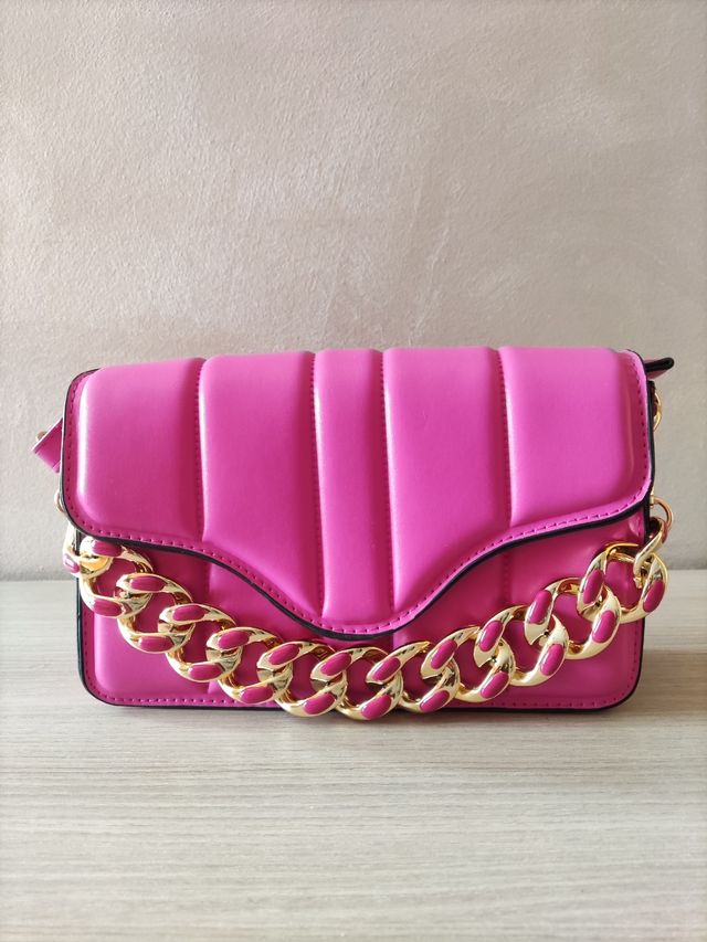 Borsetta a mano fucsia