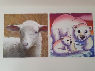 Puzzle Progresivo Infantil De Animales