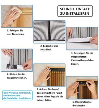 Mosquitera magnética para puerta de balcón