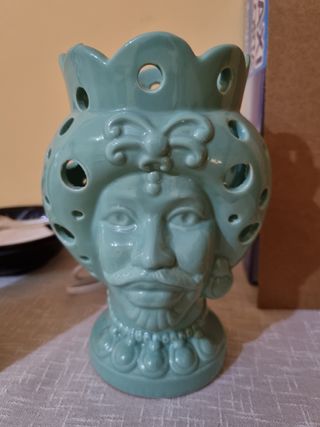 Abatjour testa di moro uomo