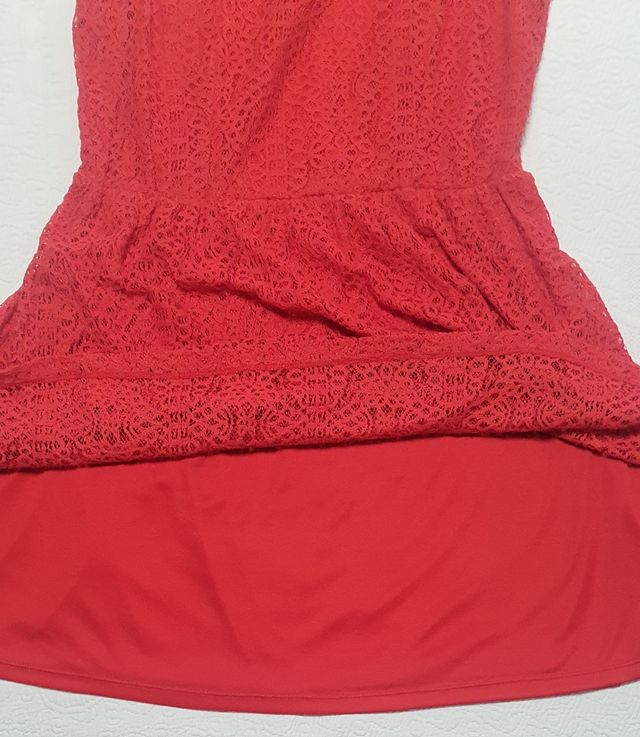 Vestido encaje Promod. T. M.