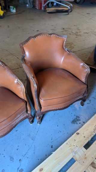 Juego de sillones antiguos