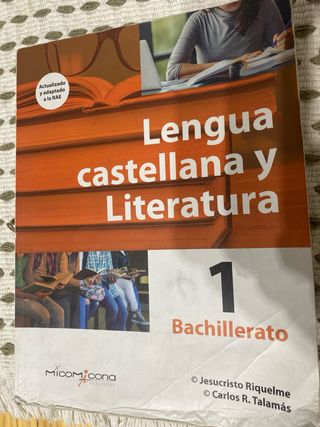 Libro Lengua Castellano y Literatura 1 de bac