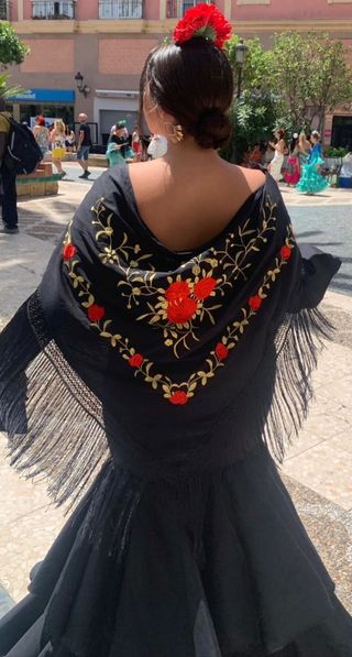 Traje vestido de flamenca 