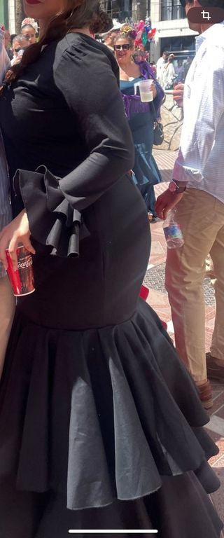 Traje vestido de flamenca 