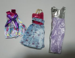 Pack vestidos fiesta Barbie