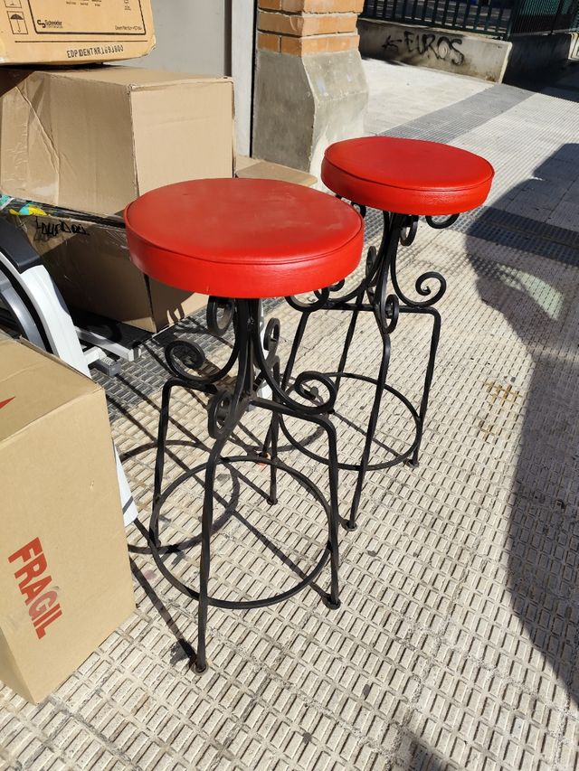 Taburetes de forja