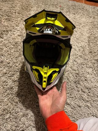 Casco Airoh Twist 2.0 Shaken Amarillo Brillo