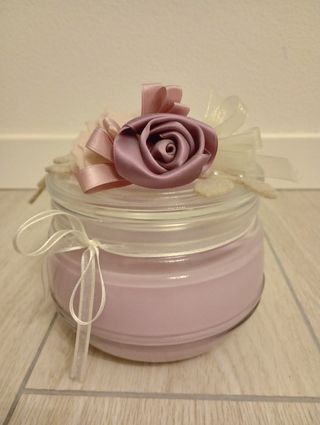 Candela decorata artigianale