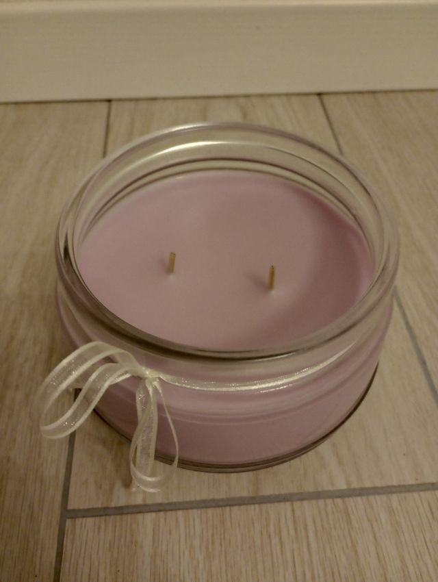 Candela decorata artigianale