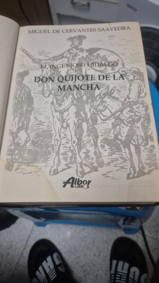 Libro do quijote de la Mancha