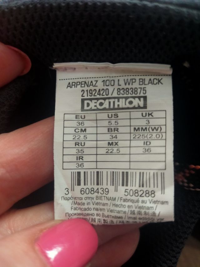 Zapatillas de montaña y senderismo