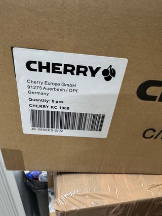 NUEVOS PACK 6 TECLADO CHERRY KC1000