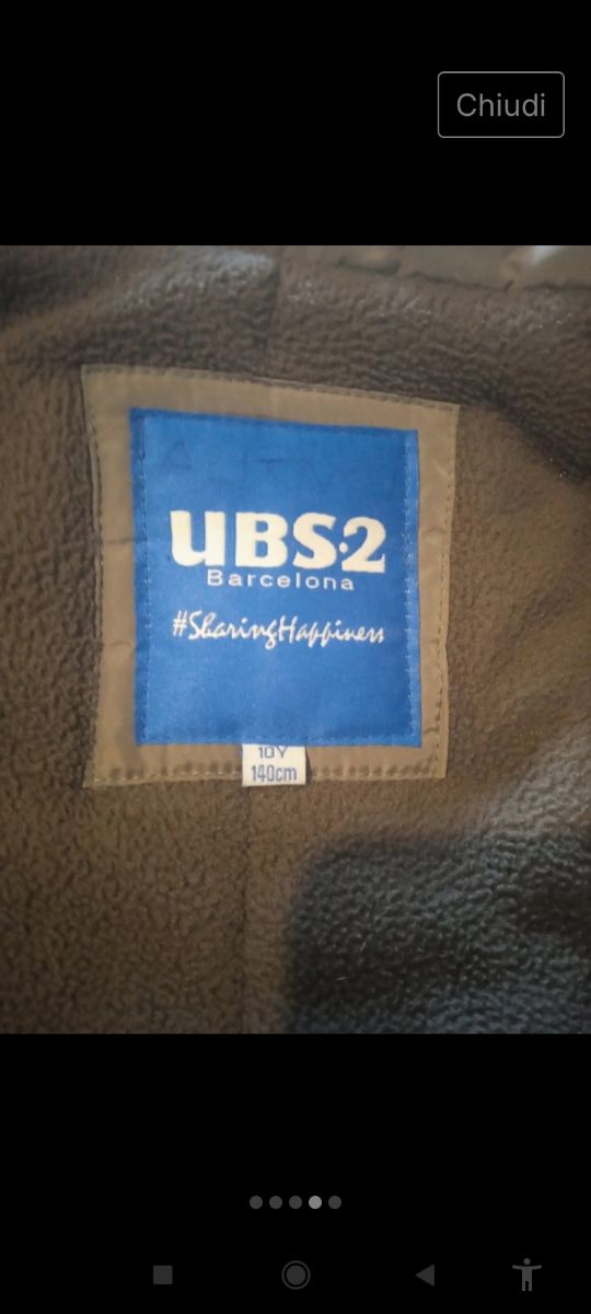 Giacca bambino 140 cm