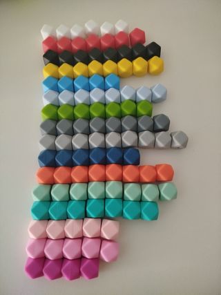 Lote piezas de silicona