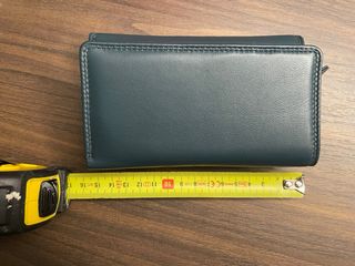 Portafoglio nuovo vera pelle verde