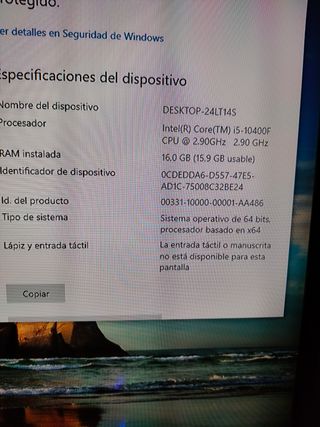 Ordenador Gamer i5 10400f