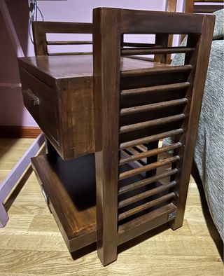 Conjunto de Teka de mesita de noche y cabecero