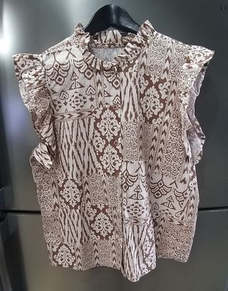 Camicia smanicata donna tg.unica 