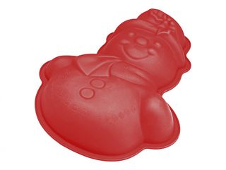 Stampo silicone per dolci natalizi pupazzo di neve