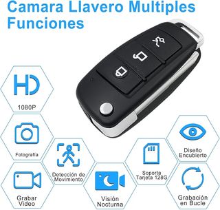 Camara espía llave de coche