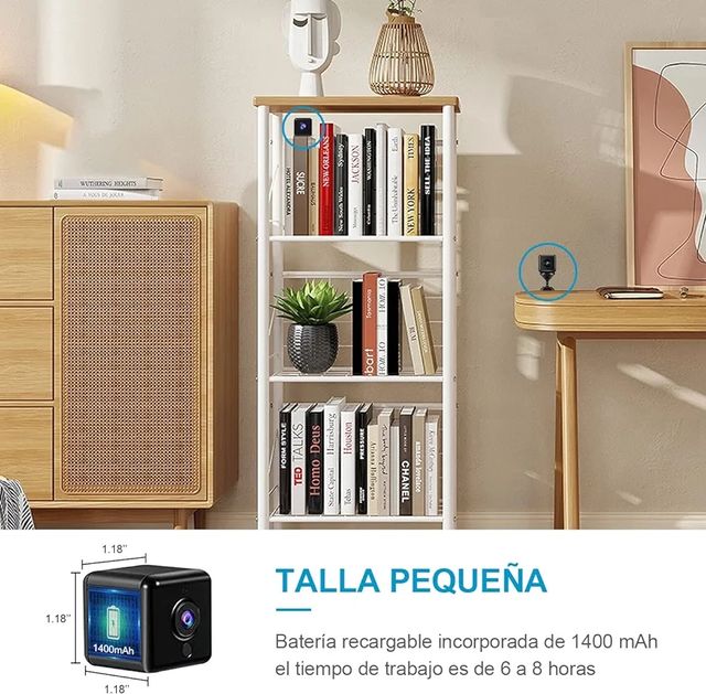 Mini camara espia 4k
