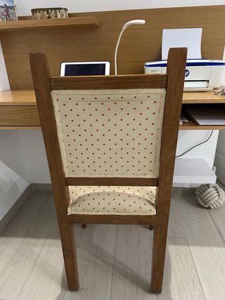 Silla mesa estudio o salon de madera muy buena