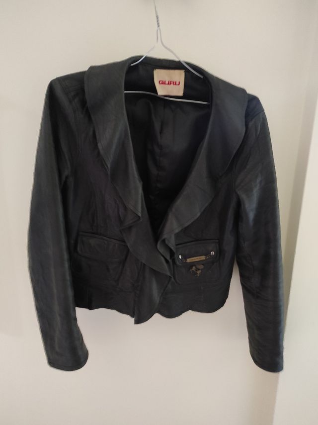 Giacca di pelle donna marca Guru tg. L