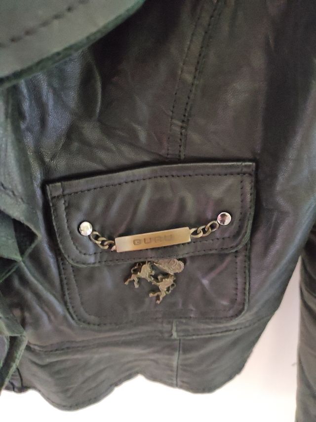 Giacca di pelle donna marca Guru tg. L