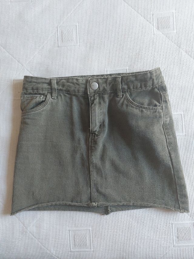 Falda tejana color militar