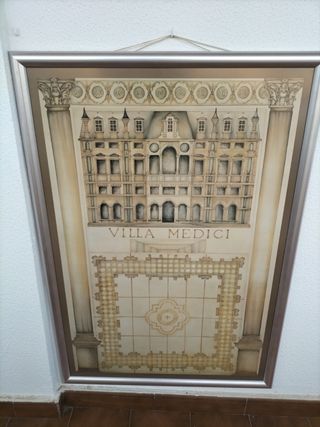 Cuadro villa medici