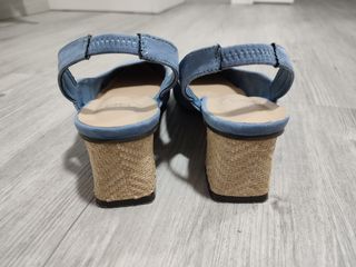 Zapatos tacón azul