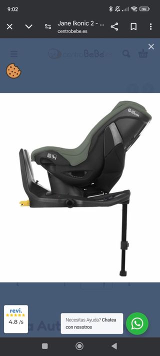 Silla coche Jane Ikonic 0-3 años